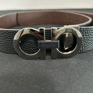 Reversible and adjustable Gancini belt Men’s size 90 cm/36 in